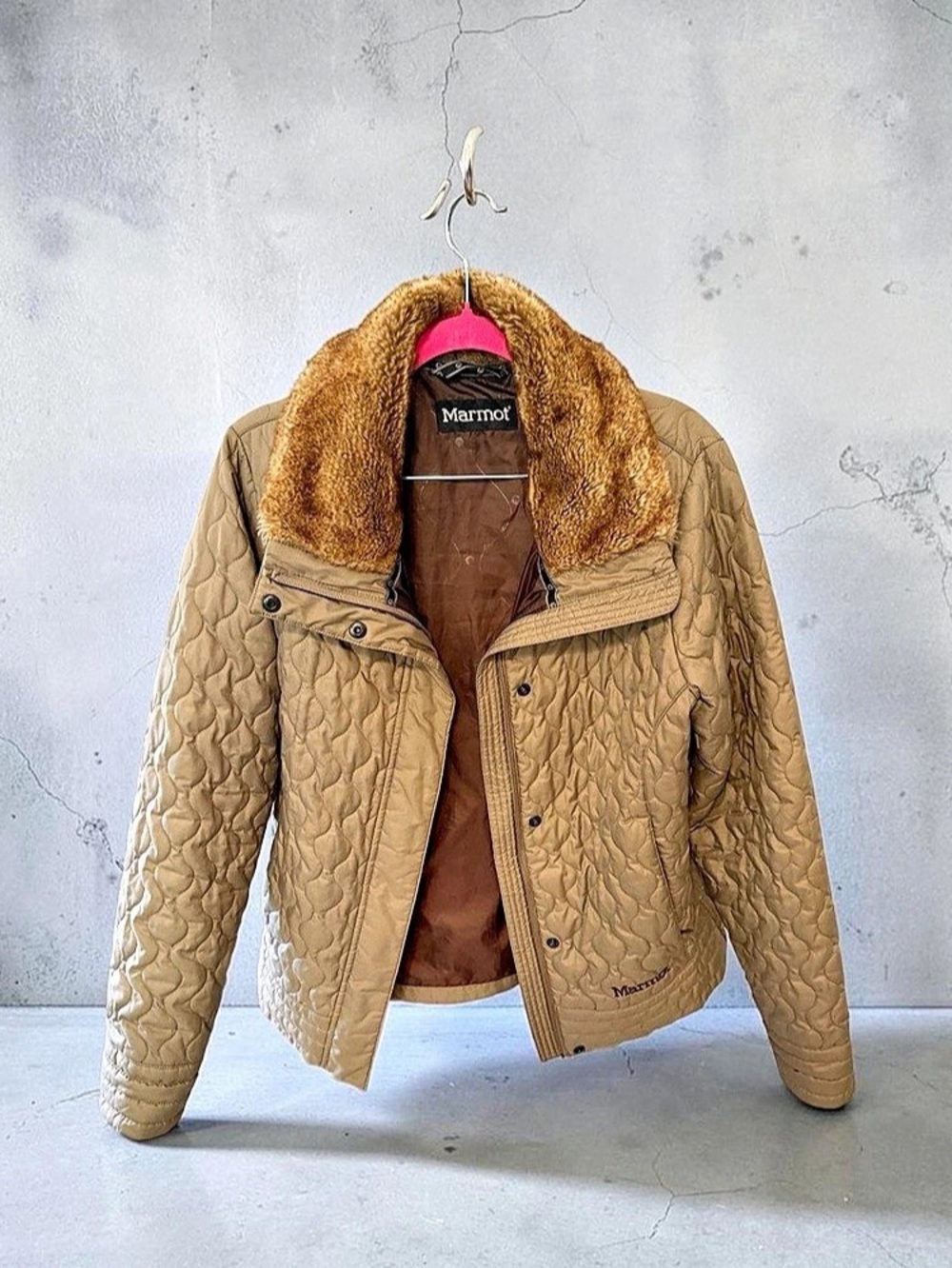 Marmot St. Moritz Quilted Jacket Brown